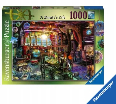 Produktbild von Ravensburger Puzzle Piratenleben 1000 Teile Lernspielzeug