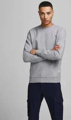 Zdjęcie produktu dla Basic Sweater Langarm Sweatshirt Rundhals Pullover Jumper JJEBASIC |