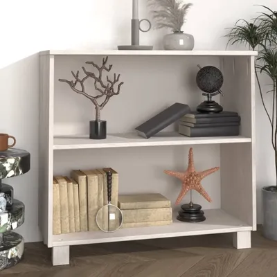 Obrázek produktu pro vidaXL Příborník HAMAR White 85x35x80 cm Borovicový masiv