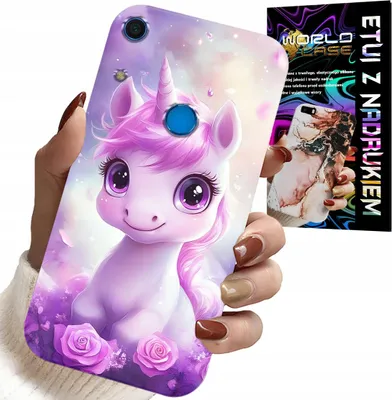 Immagine prodotto di Custodia Per Huawei Y6S - Simpatico Unicorno, Design Per Custodia Per Bambini