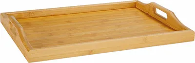 Produktbild von Andrea House Tablett de Frühstück ms22200 mit Bambusgriffen 43 x 31 x 5 cm
