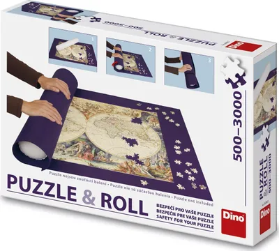 Produktbild von Dino Puzzle-Rollenhalter – hochwertiges Lernspielzeug für Kinder