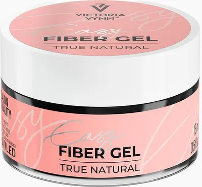Produktbild von Victoria Vynn | Easy Fiber Gel - True Natural - 15ml - Mikrofaser - Aufbauend - Uv-gel