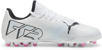 Produktbild von Puma Future 7 Play MG Jr. Kinder Fussballschuhe - 107736, Farbe:Weiß, Kinder Schuhe:28