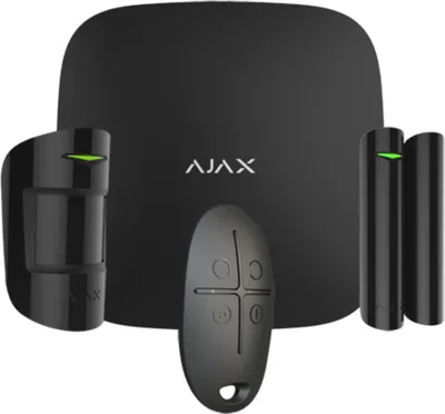 Produktbild von Professionelles Alarmanlagen-Kit Schwarz - AJ-HUBKIT-B