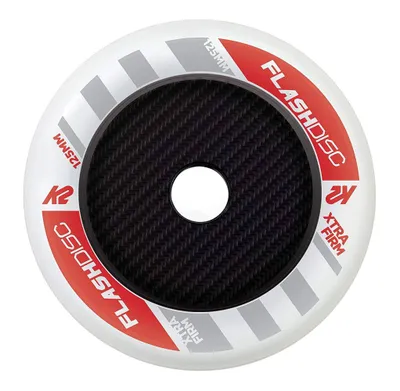 Produktbild von K2 Skates FLASH DISC 125 MM 1 EACH Rollen Unisex weiß Größe: 1SIZ