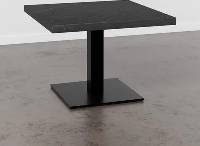 Produktbild von Gastro Tischplatte | Marmor Dunkel | 70x70 cm