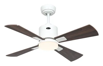 Obrázek produktu pro Stropní ventilátor ECO NEO III 92 bílý – ořech/třešeň, WiFi, se světlem