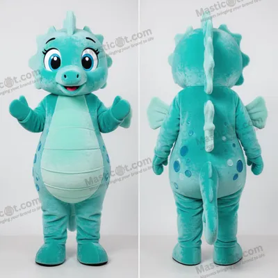 Obrázok produktu pre Modrý maskot, kreslený kôň, maskot