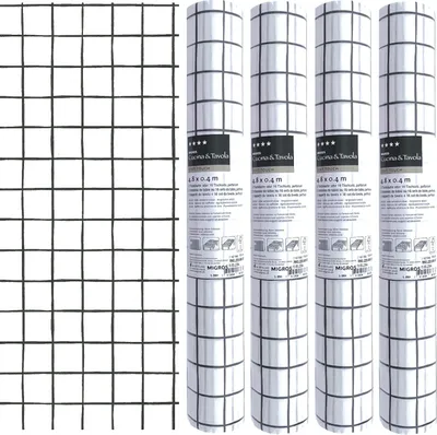 Produktbild von 3-IN-1 ROLL Tischläufer und Tischsets Airlaid – Kariert – 40 x 480 cm – 4 Stück