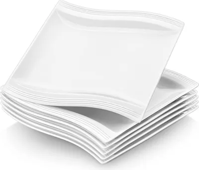 Obrázok produktu pre Flora Porcelánová jedálenská súprava tanierov CreamWhite 6 osôb 10,25 palca