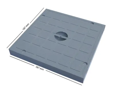 Produktbild von Marley Schachtdeckel 187x187mm Schachtabdeckung Einlaufschacht Schacht Kanaldeckel