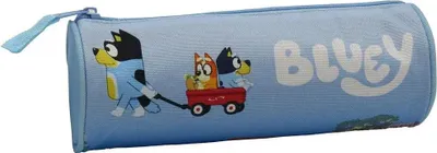Image de Bluey Round Trousse à crayons Bleu Homme Bleu One Size