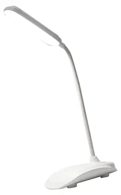 LED-Bürolampe, Touch, 3 Stufen, flexibel, USB, Weiß