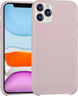 Produktbild von Apple iPhone 11 Pro Max Pink Back cover case - Soft Touch