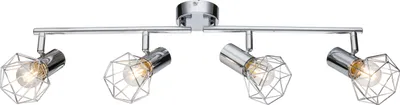 Produktbild von Globo Lighting Strahler Metall verchromt, 4x E14