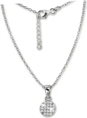 Produktbild von SilberDream Zirkonia Halskette 925 Silber 45cm Circle Schmuck silber D2GSK403W