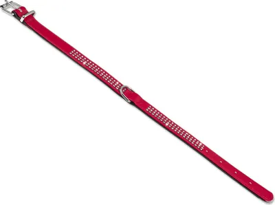 Produktbild von Nobby Crystal, Hund, Standardkragen, Rot, Kunstleder, Einfarbig, S
