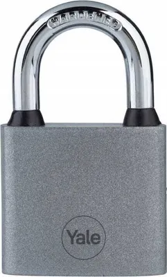 Obrázek produktu pro Zámok Yale Y111S/60/132/1, visiaci, železný, strieborný, 63 mm, 3 kľúče