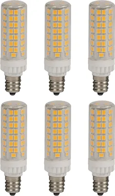 Produktbild von 6 x LED Leuchtmittel Röhrenform T19 7W E14 klar 820lm warmweiß 3000K