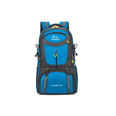 Produktbild von Trekkingrucksäcke, Wanderrucksack 60L, Herren Damen Wasserdichter Trekkingrucksack,  Rucksack, Reiserucksack, für Wandern, Bergsteigen, Camping, Blau