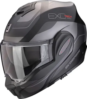 Obrázek produktu pro Scorpion Exo Tech Evo Pro Commuta matná černá stříbrná XL