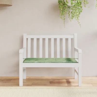 Produktbild von "2026 Promotion" Gartenbank-Auflage Blattmuster 120x50x4 cm Oxford-Gewebe - Gartenmöbelauflagen CC21943