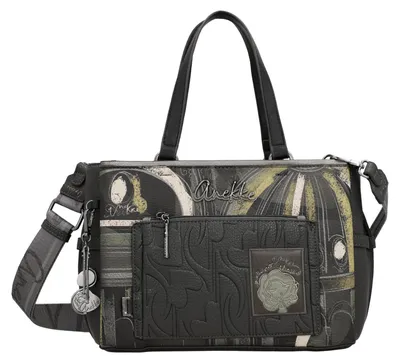 Immagine prodotto di Anekke borsetta borsa a tracolla Melody Short Handle Bag Multicolor grigio scuro