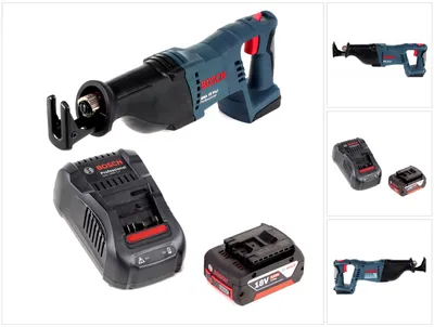 Image de Bosch GSA 18 V-LI Scie sabre sans fil 18V + 1x Batterie 5,0Ah + Chargeur - sans coffret