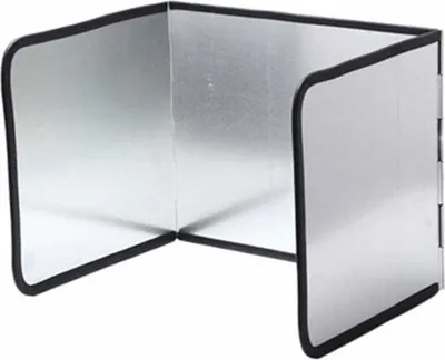 Produktbild von Faltbarer Spritzschutz für die Küche, Spritzschutz für Küche und Herd, Spritzschutz für Herdplatten (S)