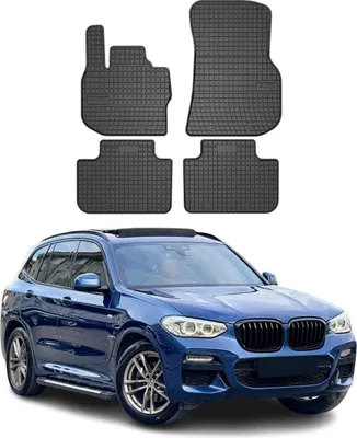 Obrázok produktu pre 2017-2024 BMW X3 G01 Podlahové rohože gumové čierne 4 ks