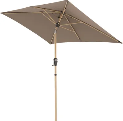 Produktbild von doppler "Doppler Schirm ALU WOOD 210x140 Esche hell, greige"