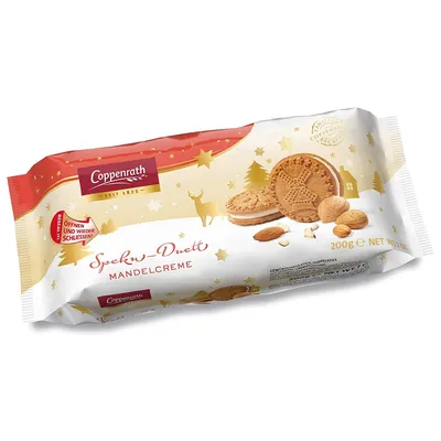 Zdjęcie produktu dla Coppenrath Double Speku Duett z pikantnym chrupiącym kremem migdałowym 200g