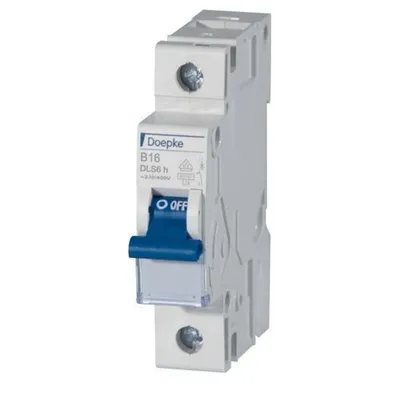 Zdjęcie produktu dla Doepke 09914023, Miniaturowy wyłącznik, Typu B, 6000 A, IP20, 250 - 400 V
