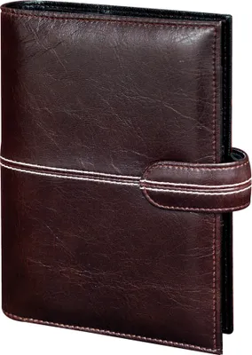 Productafbeelding van BSB 02-0438 Compacte agenda, formaat A6, bruin, design: "Fashion Kunst"