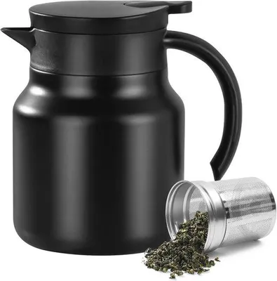Productafbeelding van Isolerende thermoskan van 1 liter met filter en afneembare koffbeker