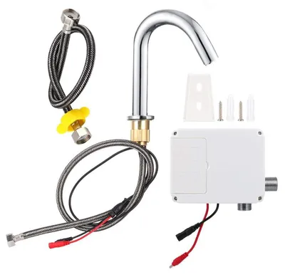Produktbild von Automatische Sensor Wasserhahn - Kontaktlos - Ideal für Küche und Bad - Edelstahl