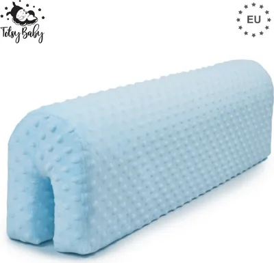 Produktbild von Ochrana okraja postele pre detské postele 70 cm - Ochrana pre rám postele Ochrana okraja detská postieľka Blue Minky