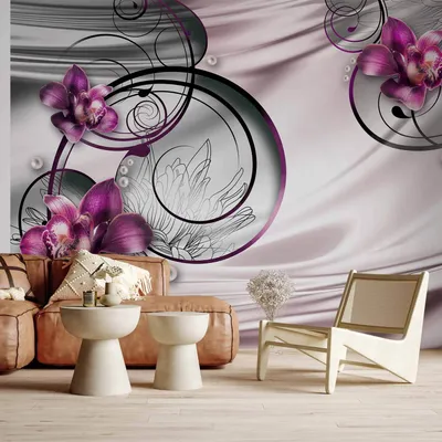 Produktbild von Vlies Fototapete - Wave of pleasure 100x70 cm Blumen 10110906-113