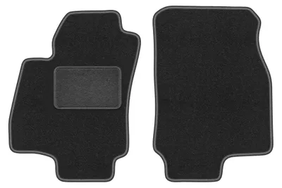 Obrázek produktu pro Přední velurové koberce pro: Opel Astra G 1998-2009 (sedan/kombi/hatchback) – 2 ks, grafitové, na míru – Wielganizator LUX