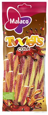 Produktbild von Malaco Twists Cola 100g