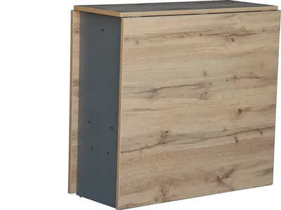 Produktbild von Esstisch ausklappbar- Klappbarer Tisch- 174 x 80 x75 cm - Klapptisch - Funktionstisch - Bürotisch - Holzoptik- Eiche-374-6