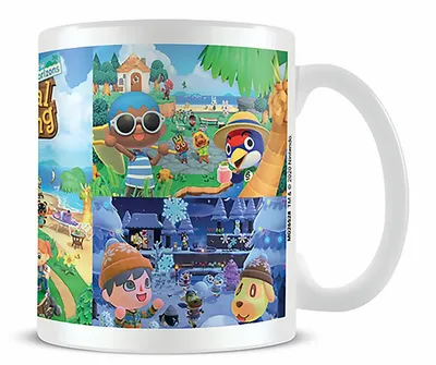 Produktbild von Animal Crossing Keramiktasse - Seasons (320 ml)