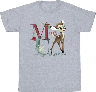 Immagine prodotto di Bambi - Maglietta per bambina - Disegno natalizio BI53655 (140-146) (Grigio)
