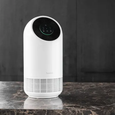 Image de Purificateur d'air avec filtre HEPA 13 etvocale - 25 m² - Compact - Blanc