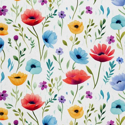 Image de OUTDOOR DECOSTOFFE OXFORD - Blumen - DX2437