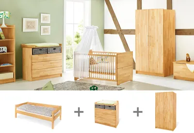 Produktbild von Pinolino Jugendzimmer 'Natura' breit, 3-tlg., 102175JB