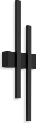 Produktbild von LED Außenwandleuchte 2-flammig IP44 4 W schwarz Metall-Kunststoff Telefunken