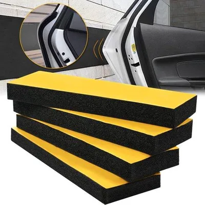 Immagine prodotto di Uniqoos® Protezioni per pareti e tamponamenti di garage, 30 x 10 x 3 cm, autoadesive, realizzate in schiuma EVA, 3 cm di spessore extra – Protezioni antiurto per auto, garage e parcheggi
