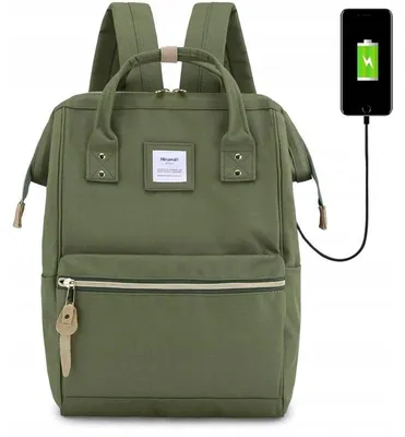 Produktbild von Himawari 9001 Rucksack Grün USB Laptopfach